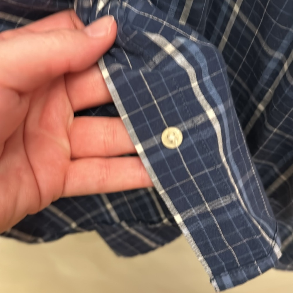 Club Room checked button down - Picture 6 of 7
